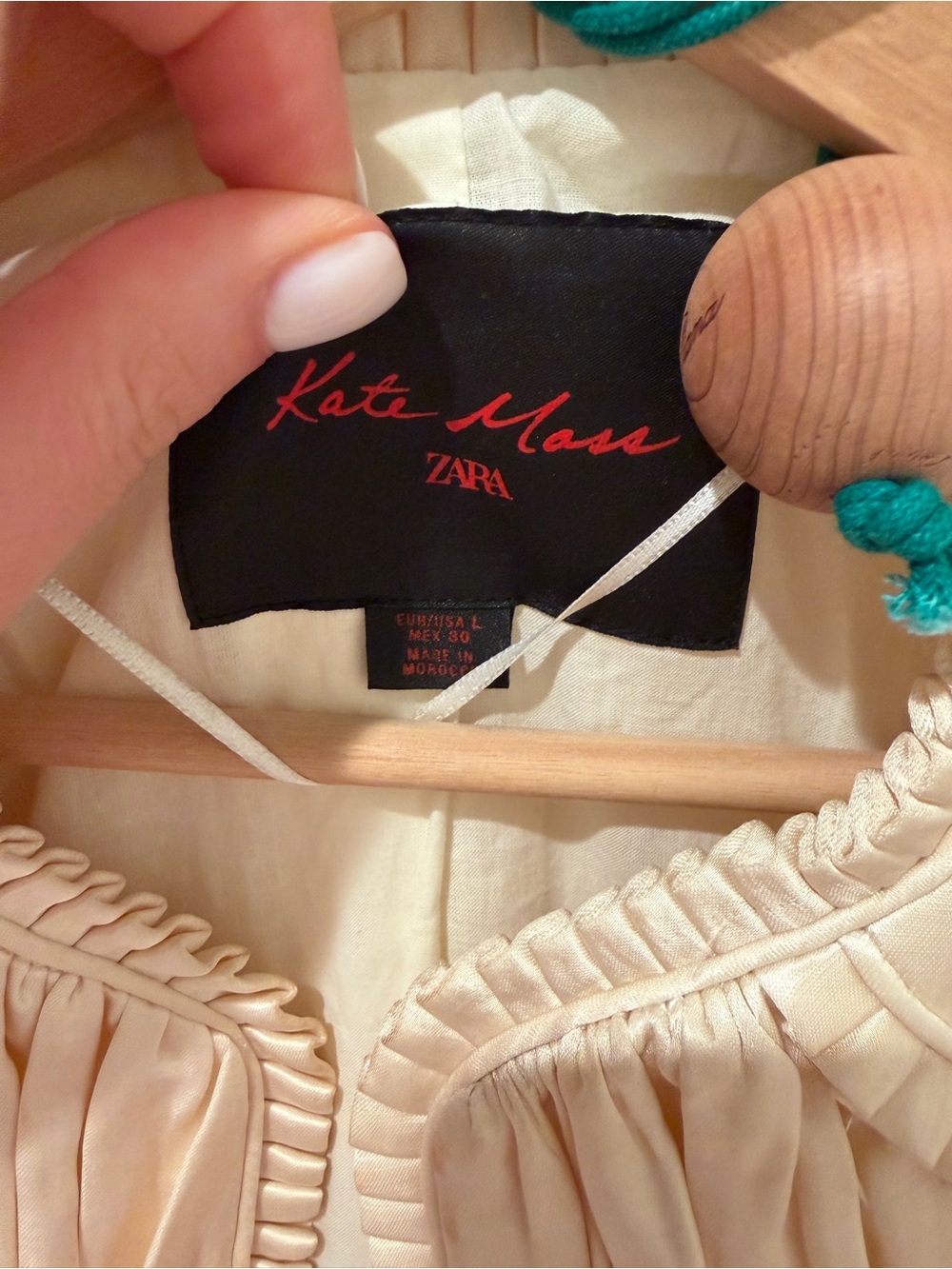 ZARA x Kate Moss Linen Corset Jacket — White - Picture 6 of 8